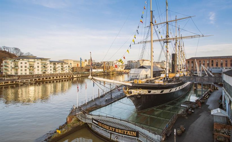 Brunel's SS Great Britain on Bristol Harbourside